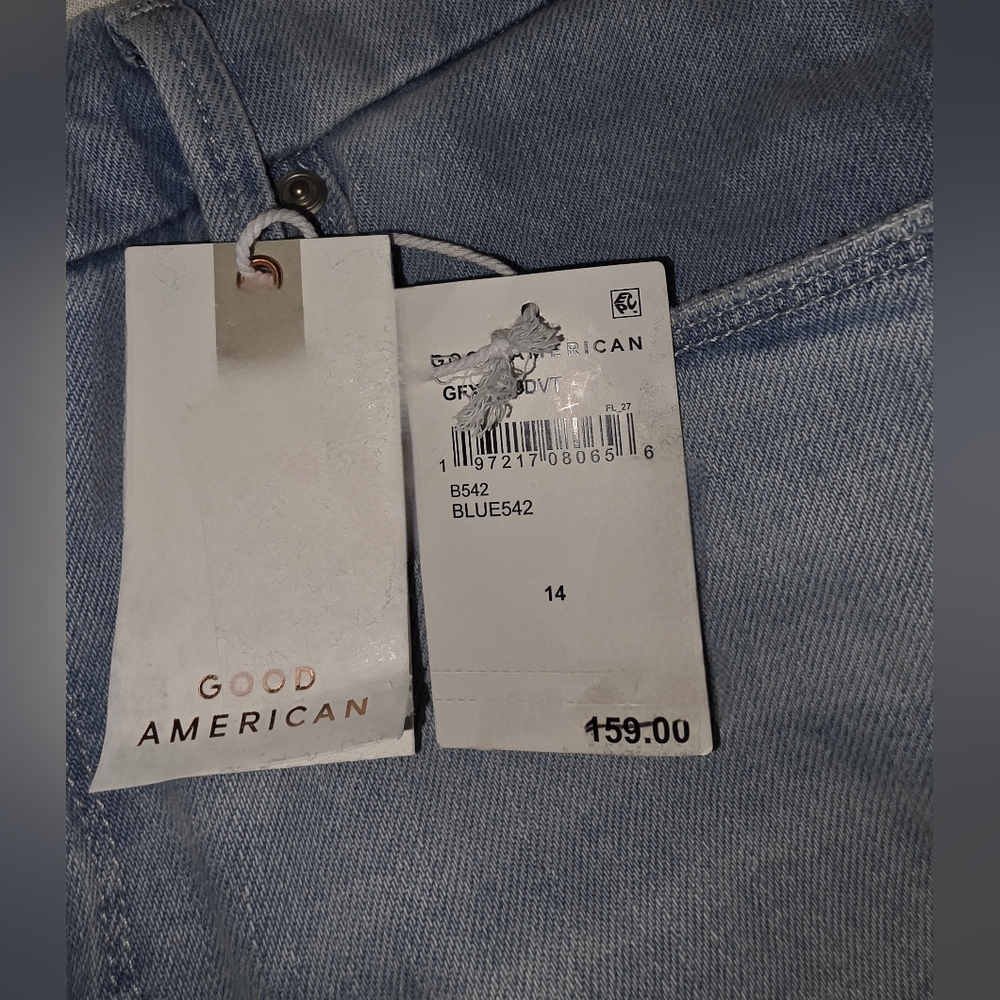 Good American Good 90's Relaxed Jean- size 14/32- NWT 💙 - Picture 5 of 9